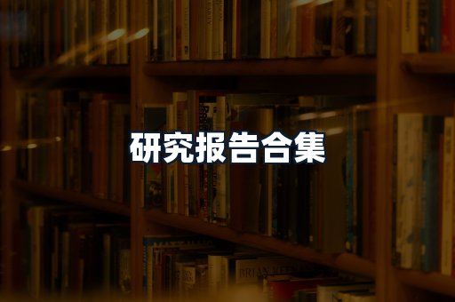 研究报告合集
